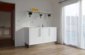 Vzorová Mobilní Dřevostavba Easy 40 u naší haly v Třemošné