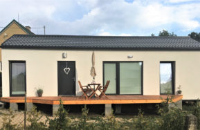 Krásná dřevostavba 48 m2 na Domažlicku exteriér
