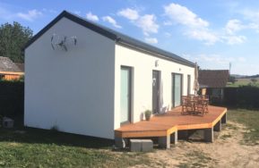 Krásná dřevostavba 48 m2 na Domažlicku s terasou