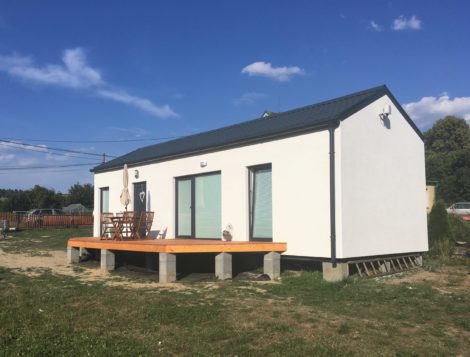 Krásná dřevostavba 48 m2 na Domažlicku s terasou