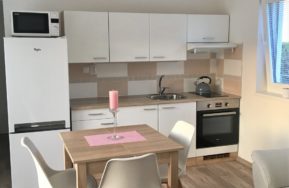 Krásná dřevostavba 48 m2 na Domažlicku kuchyně