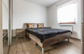 Dřevostavba Easy 48 v Žichlicích u Plzně ložnice