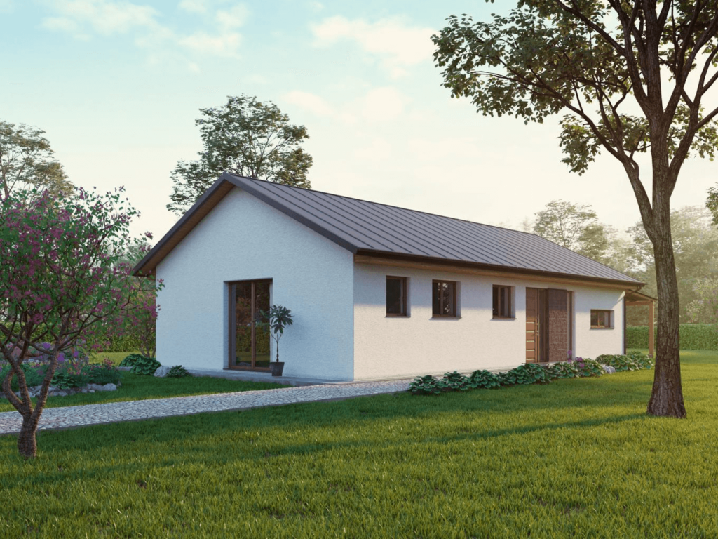Dřevostavba Easy 113 exteriér vizualizace
