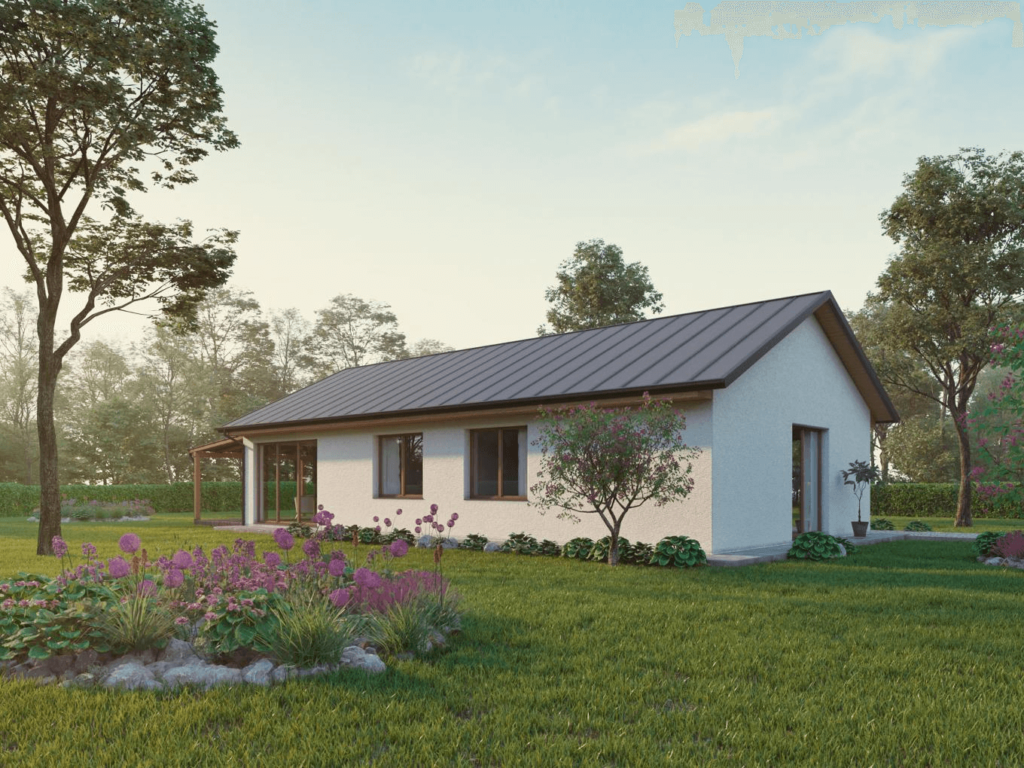 Dřevostavba Easy 113 vizualizace exteriéru