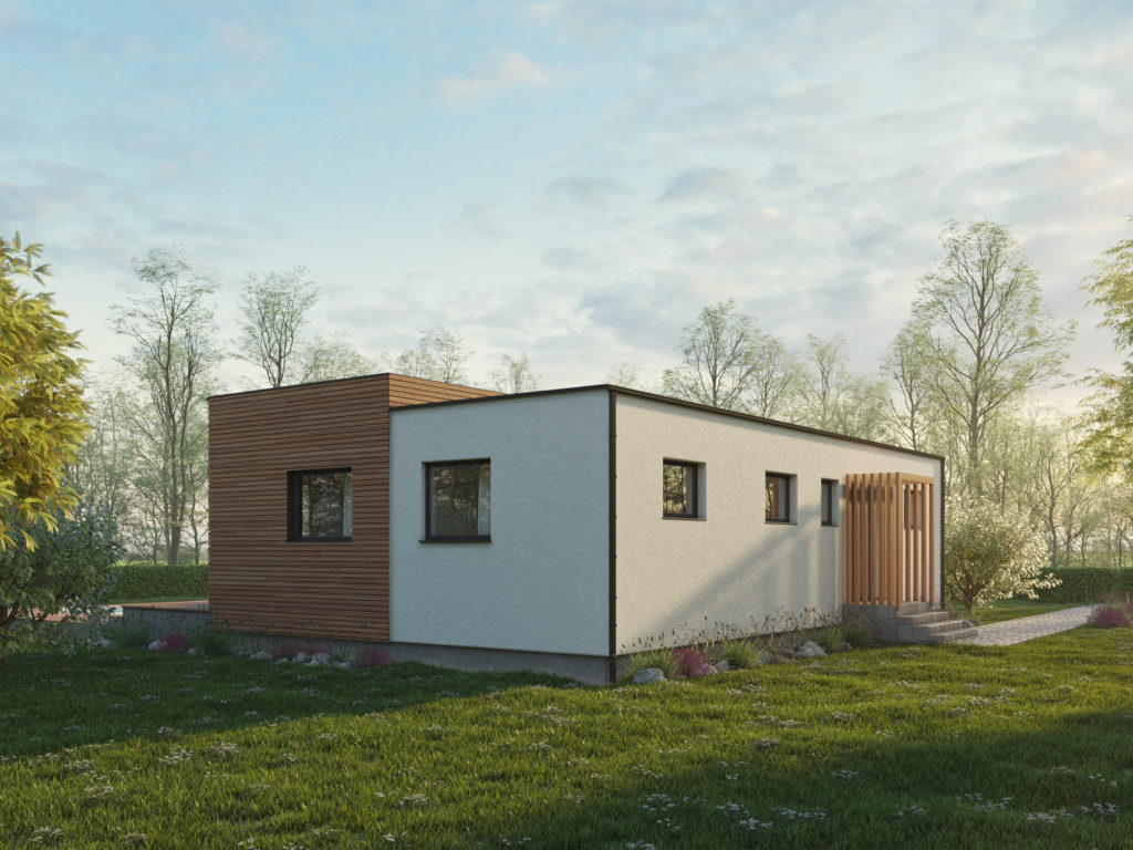 exteriér dřevostavby Easy 89