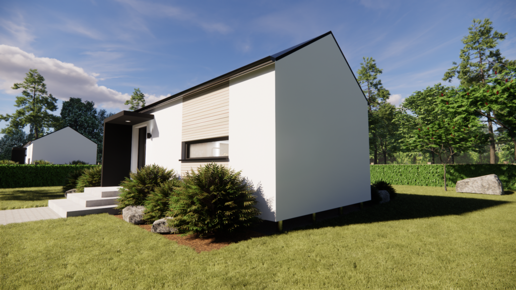 Exteriér dřevostavby Easy 40