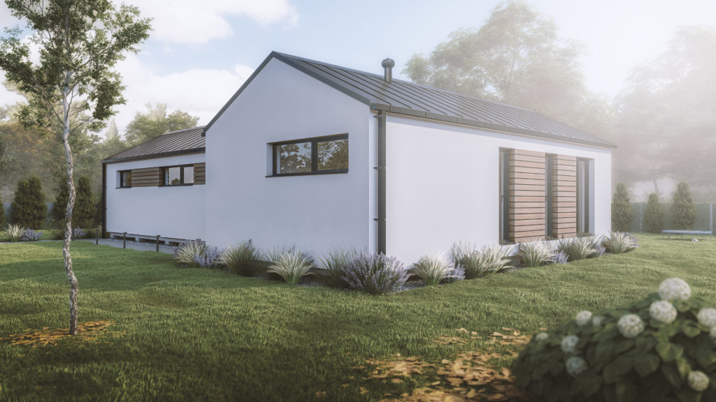 Dřevostavba Easy 115 exteriér