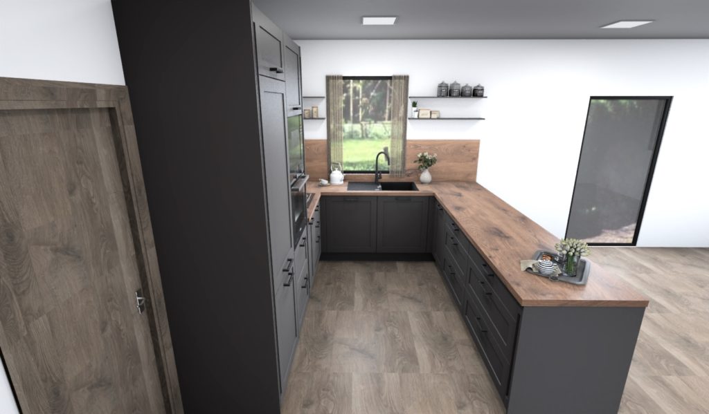 Vizualizace kuchyňské linky EASY 53