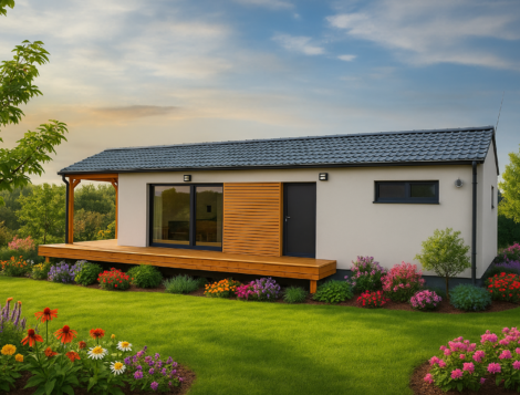 Rodinný dům Easy 40 ve svahu v Záluží u Plzně - vizualizace