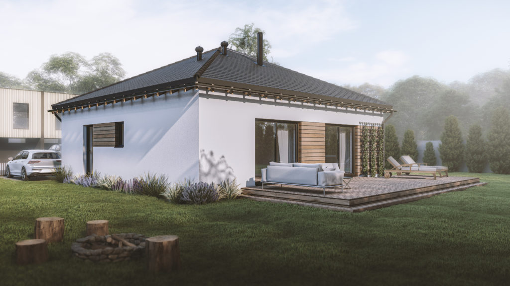Dřevostavba easy 100 exteriér
