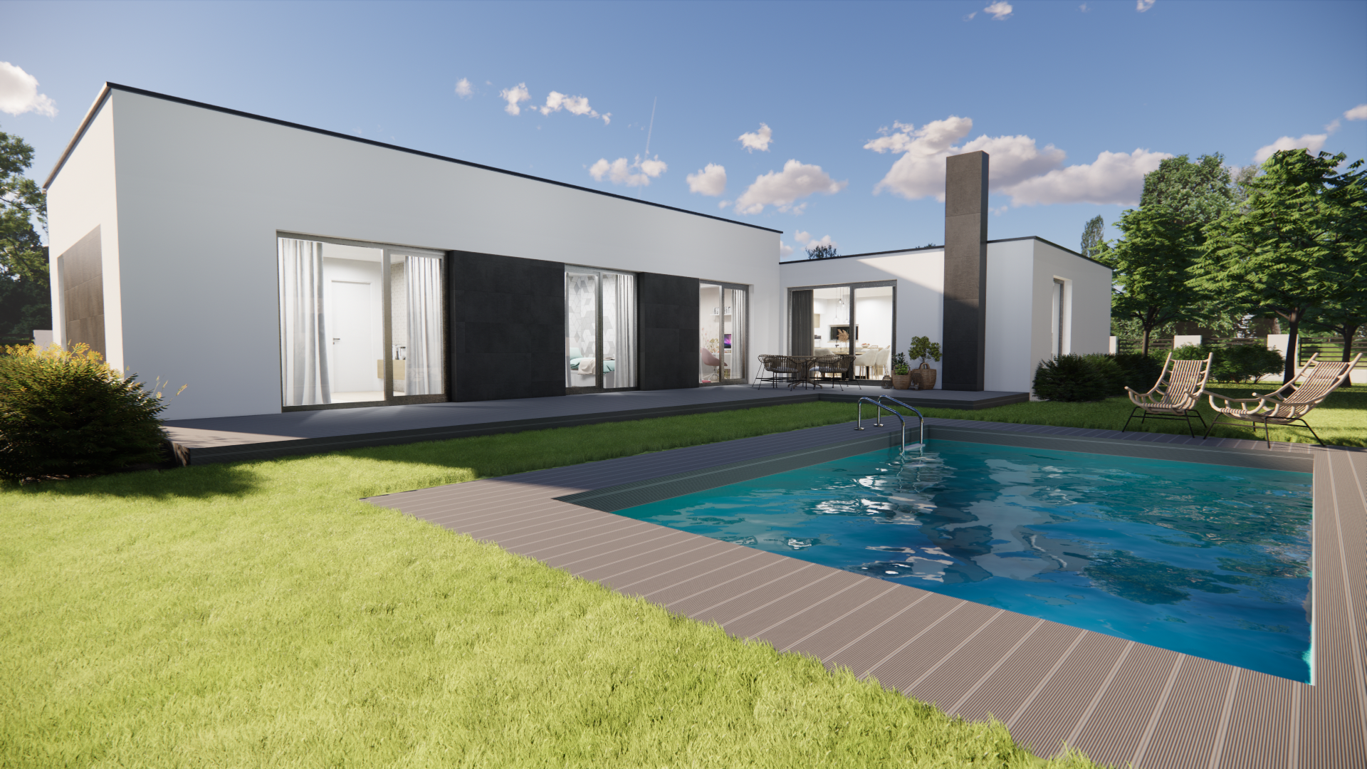 Moderní dřevostavba Easy 180