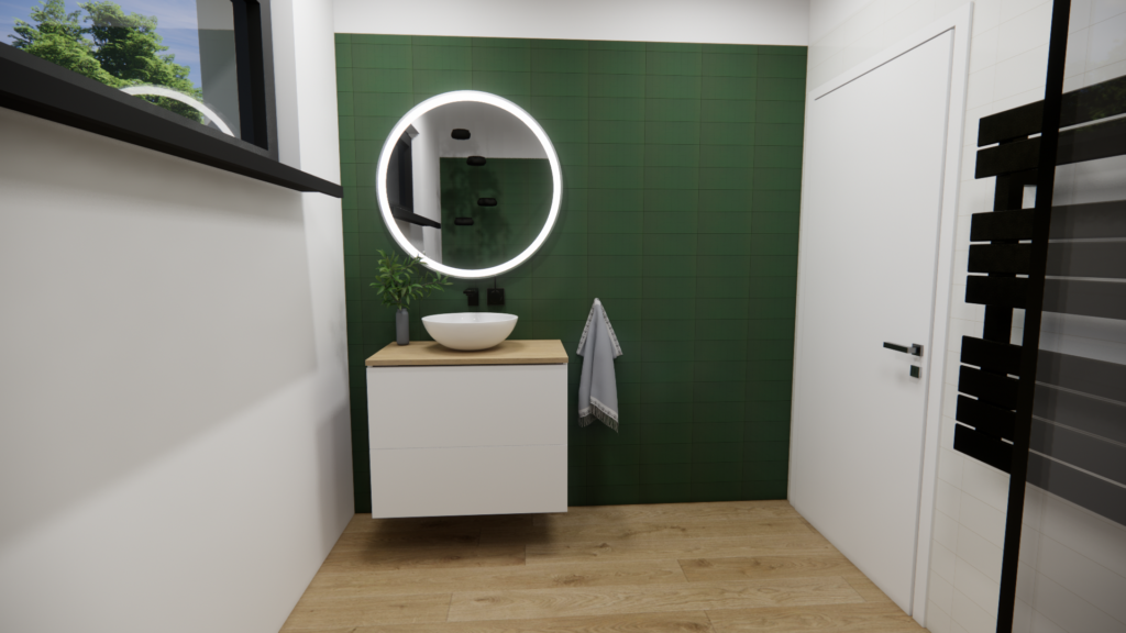 patrová dřevostavba EASY 75 koupelna