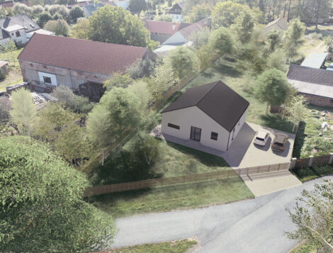 vizualizace dřevostavby Easy 100