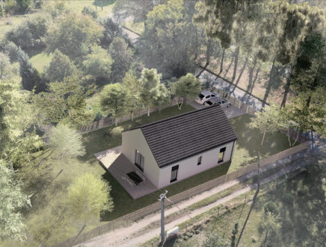 vizualizace dřevostavby Easy 78