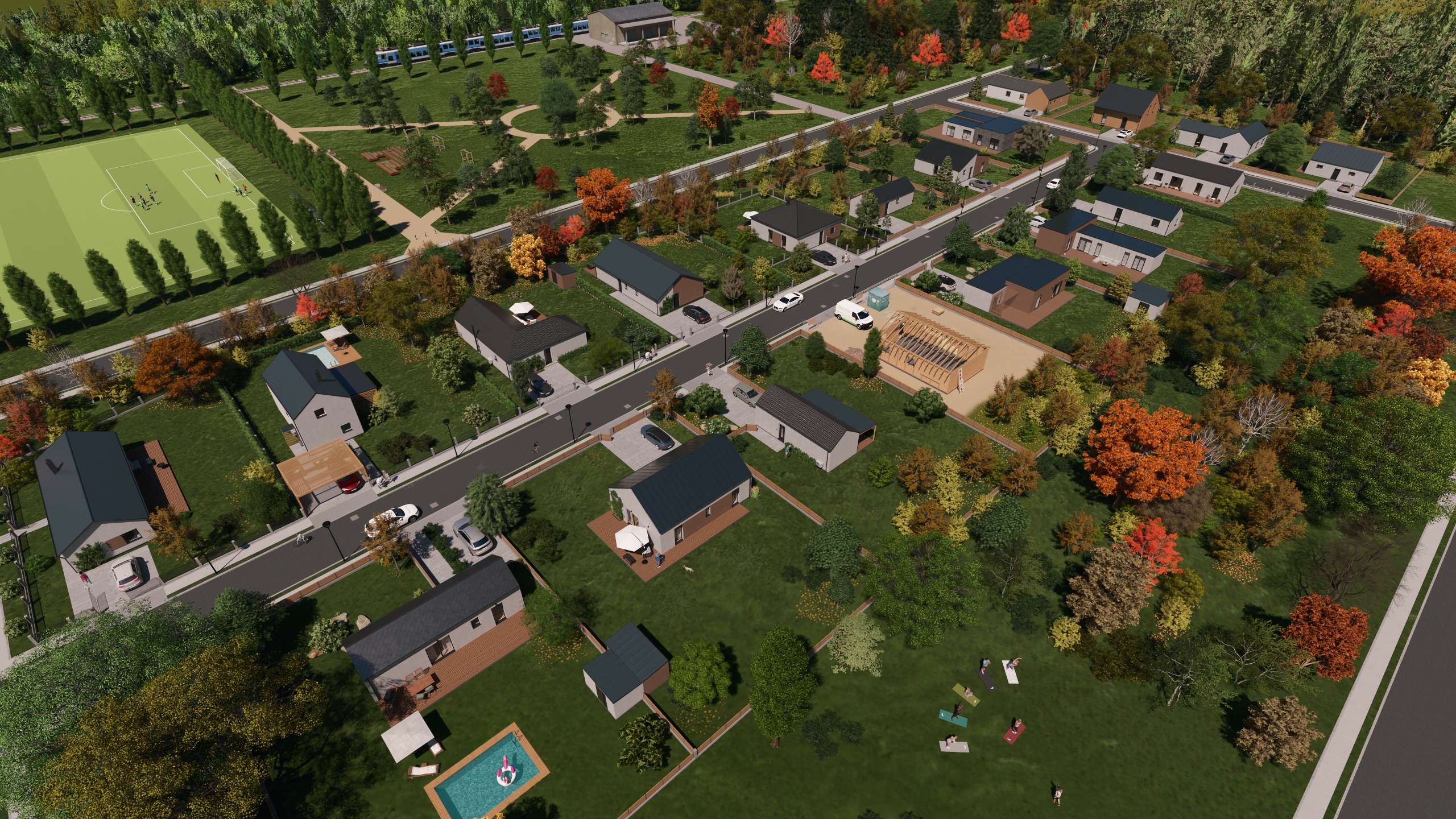 Mapa vesnice - PC